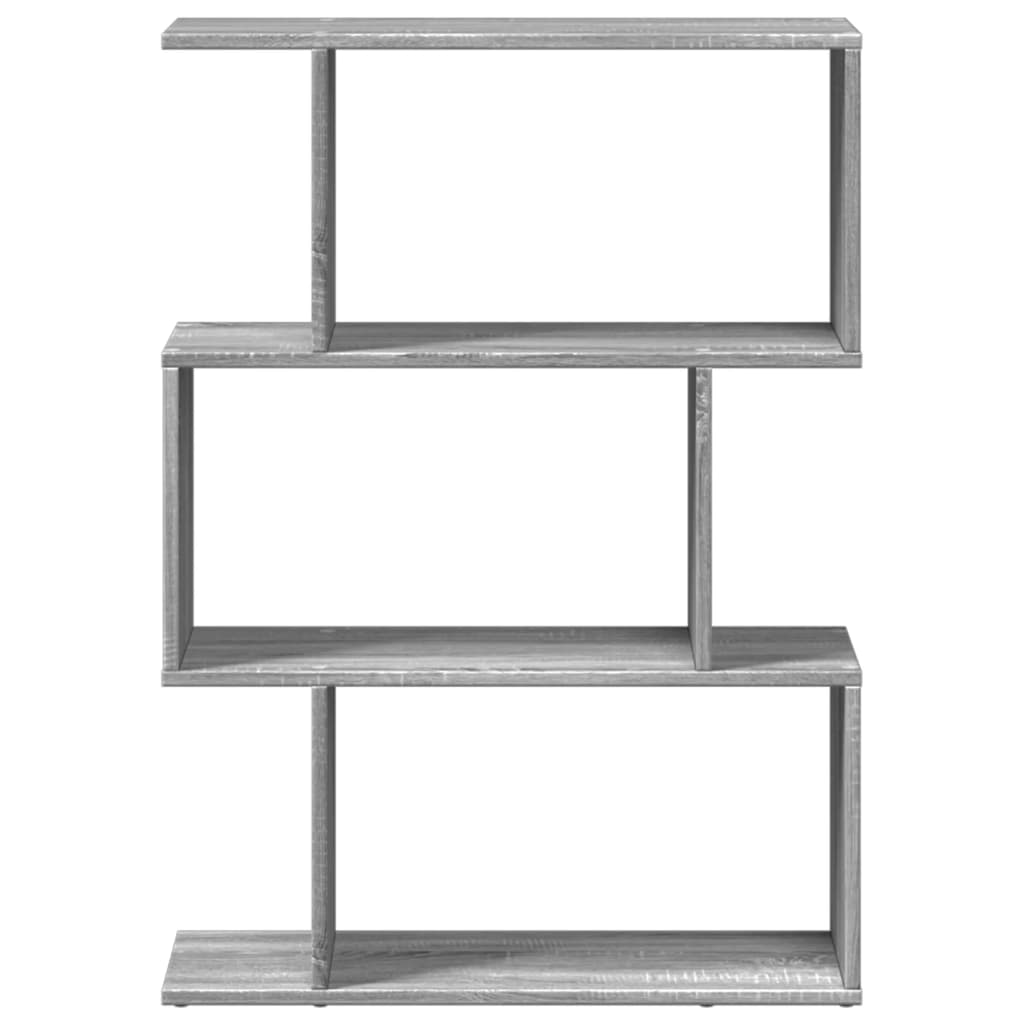 Étagère séparatrice de pièce à 3 niveaux sonoma gris 70x24x97cm - XIOS