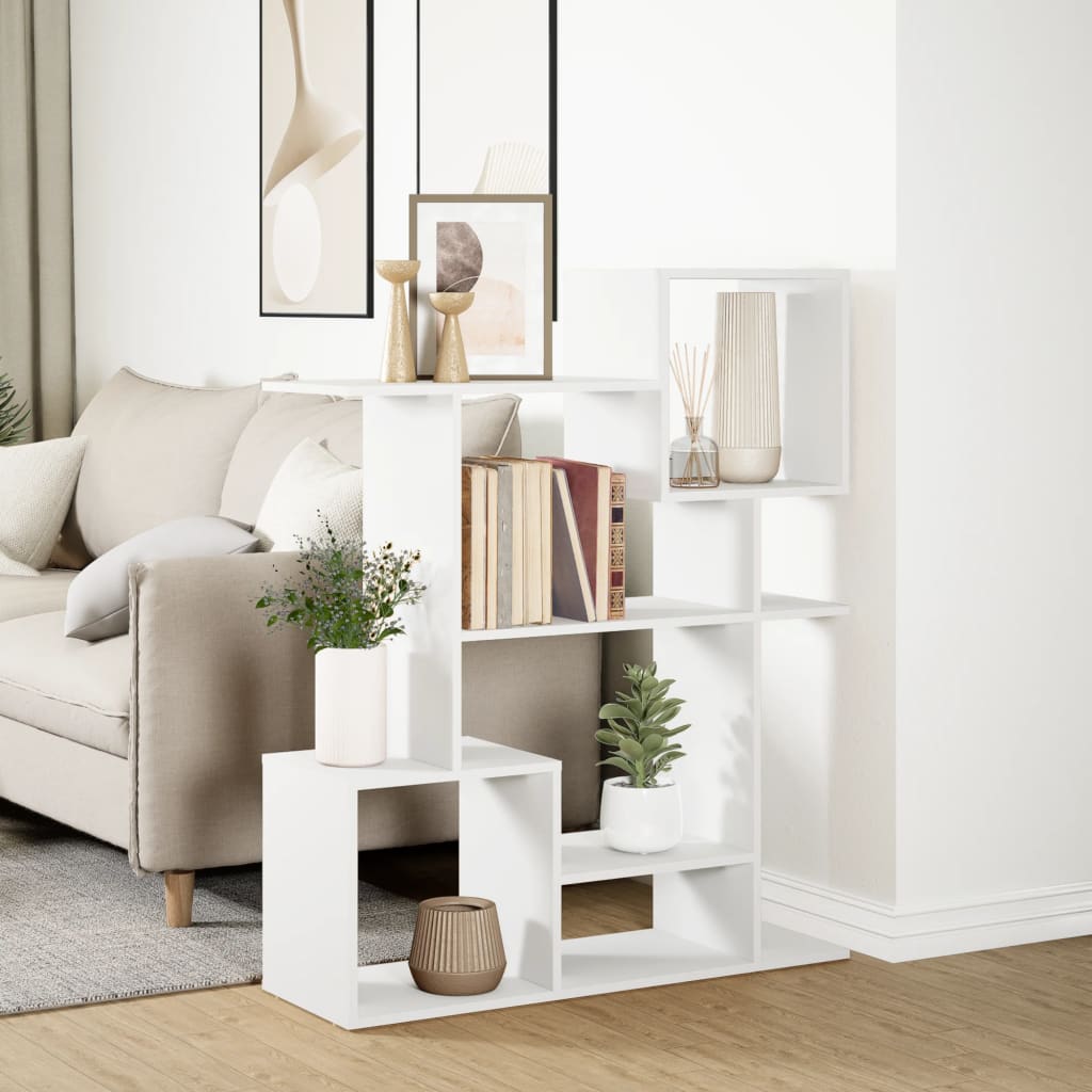 Étagère séparatrice de pièce blanc 92x29x112 cm - XIOS
