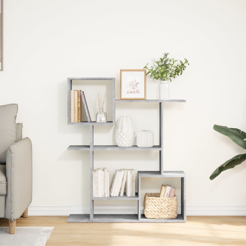 Étagère séparatrice de pièce gris béton 92x29x112 cm - XIOS