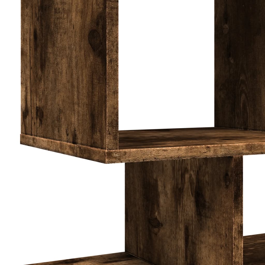 Étagère séparatrice de pièce chêne fumé 92x29x112 cm - XIOS