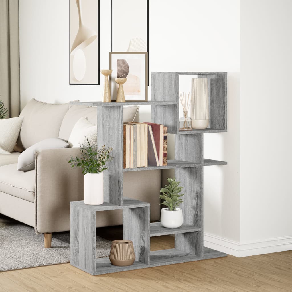 Étagère séparatrice de pièce sonoma gris 92x29x112 cm - XIOS