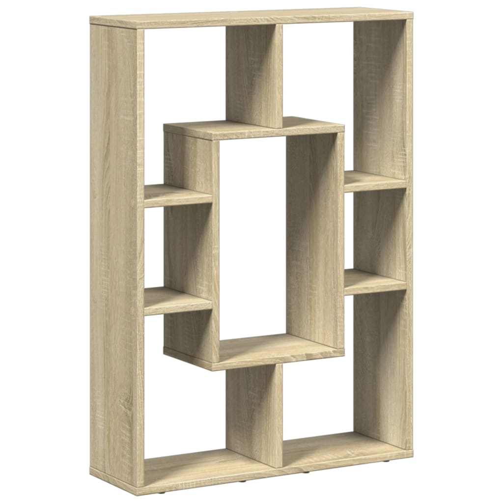 Bibliothèque chêne sonoma 63x20x90 cm bois d'ingénierie - XIOS