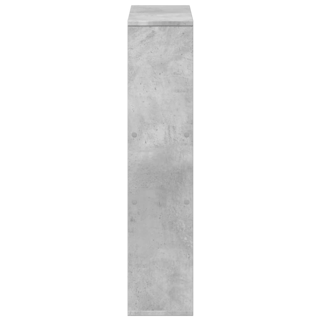 Bibliothèque gris béton 63x20x90 cm bois d'ingénierie - XIOS