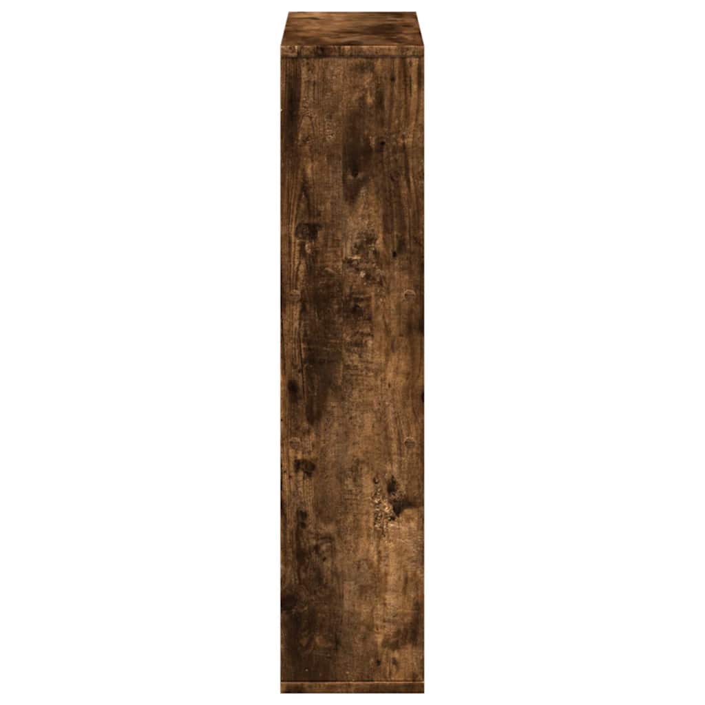 Bibliothèque chêne fumé 63x20x90 cm bois d'ingénierie - XIOS
