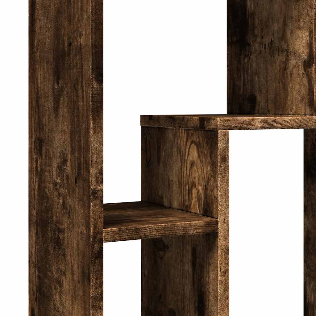Bibliothèque chêne fumé 63x20x90 cm bois d'ingénierie - XIOS