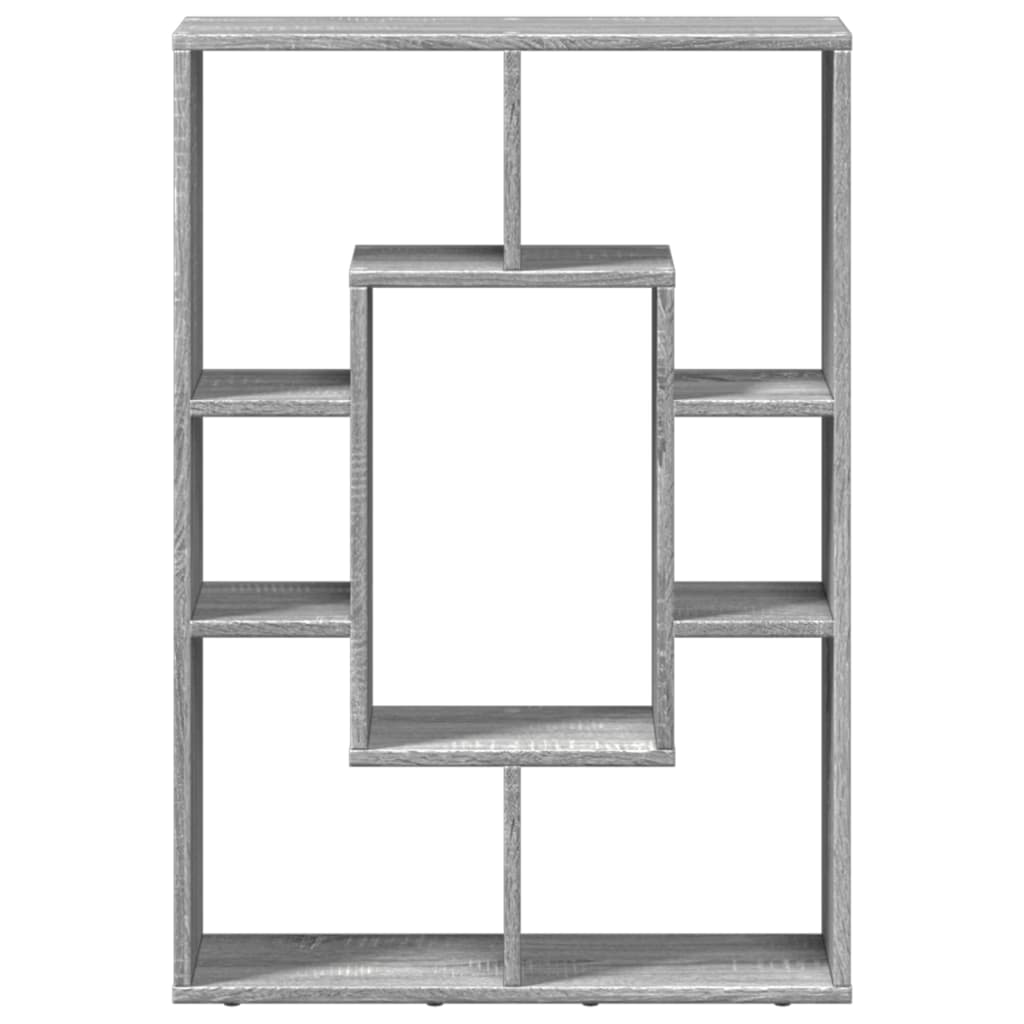 Bibliothèque sonoma gris 63x20x90 cm bois d'ingénierie - XIOS