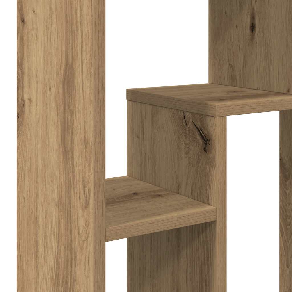 Bibliothèque chêne artisanal 63x20x90 cm bois d'ingénierie - XIOS