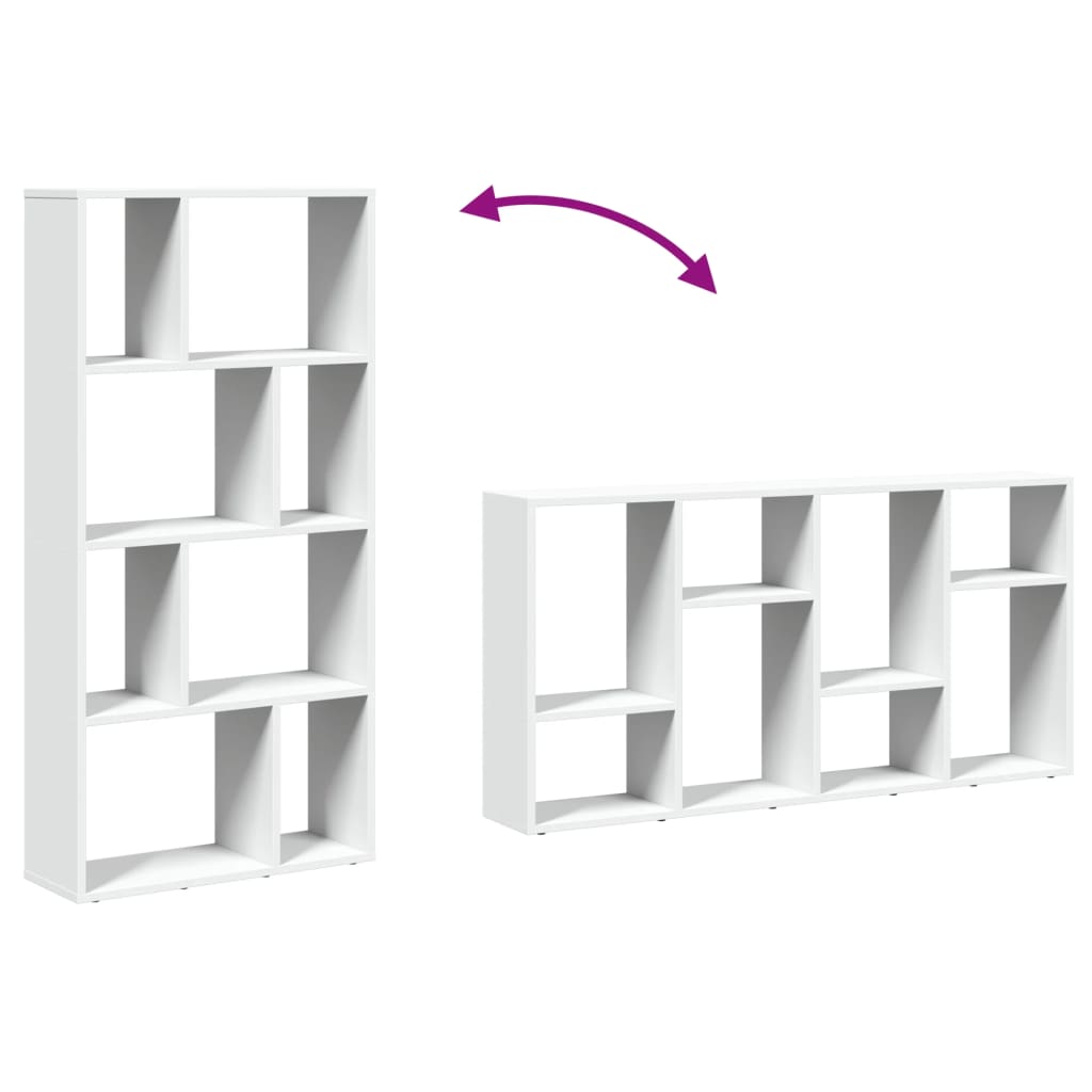 Bibliothèque blanc 60x20x120 cm bois d'ingénierie - XIOS