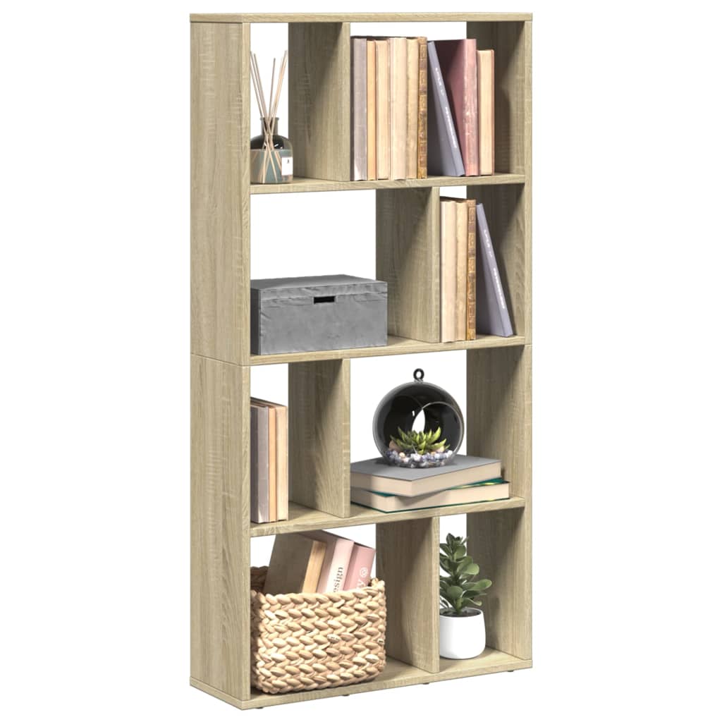 Bibliothèque chêne sonoma 60x20x120 cm bois d'ingénierie - XIOS