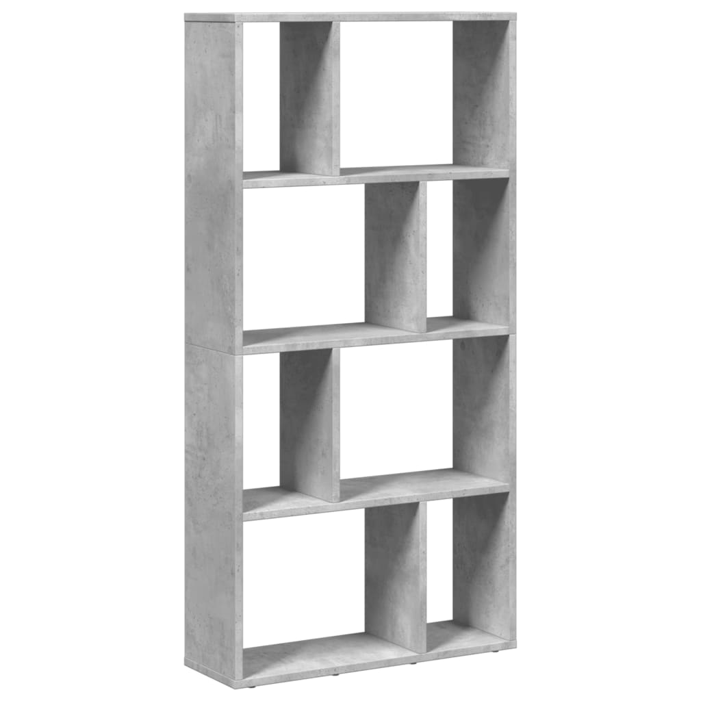 Bibliothèque gris béton 60x20x120 cm bois d'ingénierie - XIOS