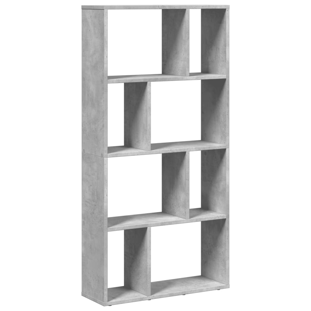 Bibliothèque gris béton 60x20x120 cm bois d'ingénierie - XIOS