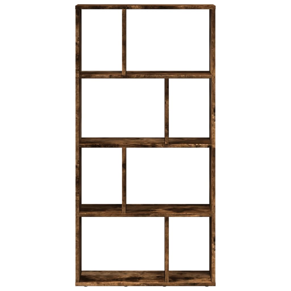 Bibliothèque chêne fumé 60x20x120 cm bois d'ingénierie - XIOS
