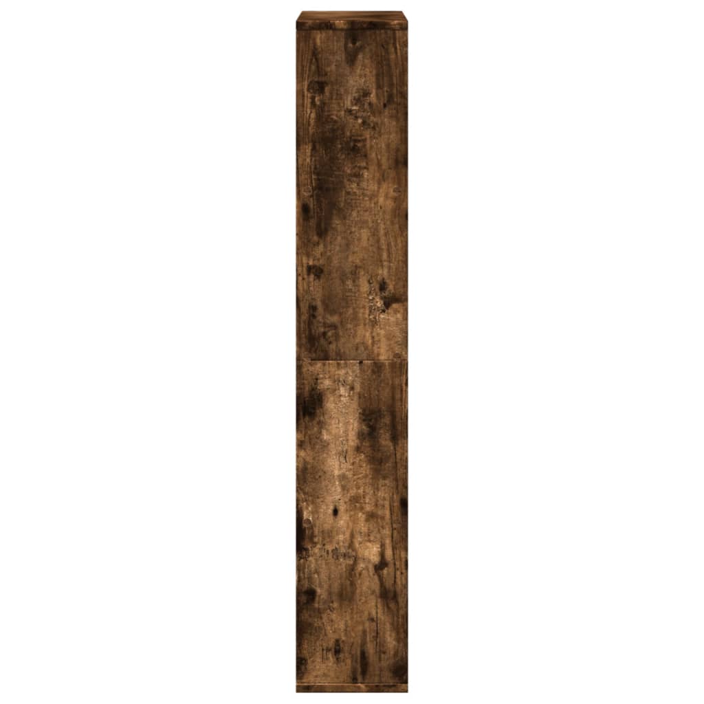 Bibliothèque chêne fumé 60x20x120 cm bois d'ingénierie - XIOS