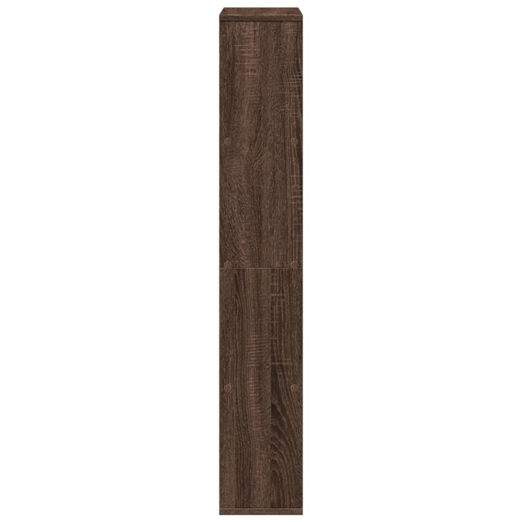 Bibliothèque chêne marron 60x20x120 cm bois d'ingénierie - XIOS