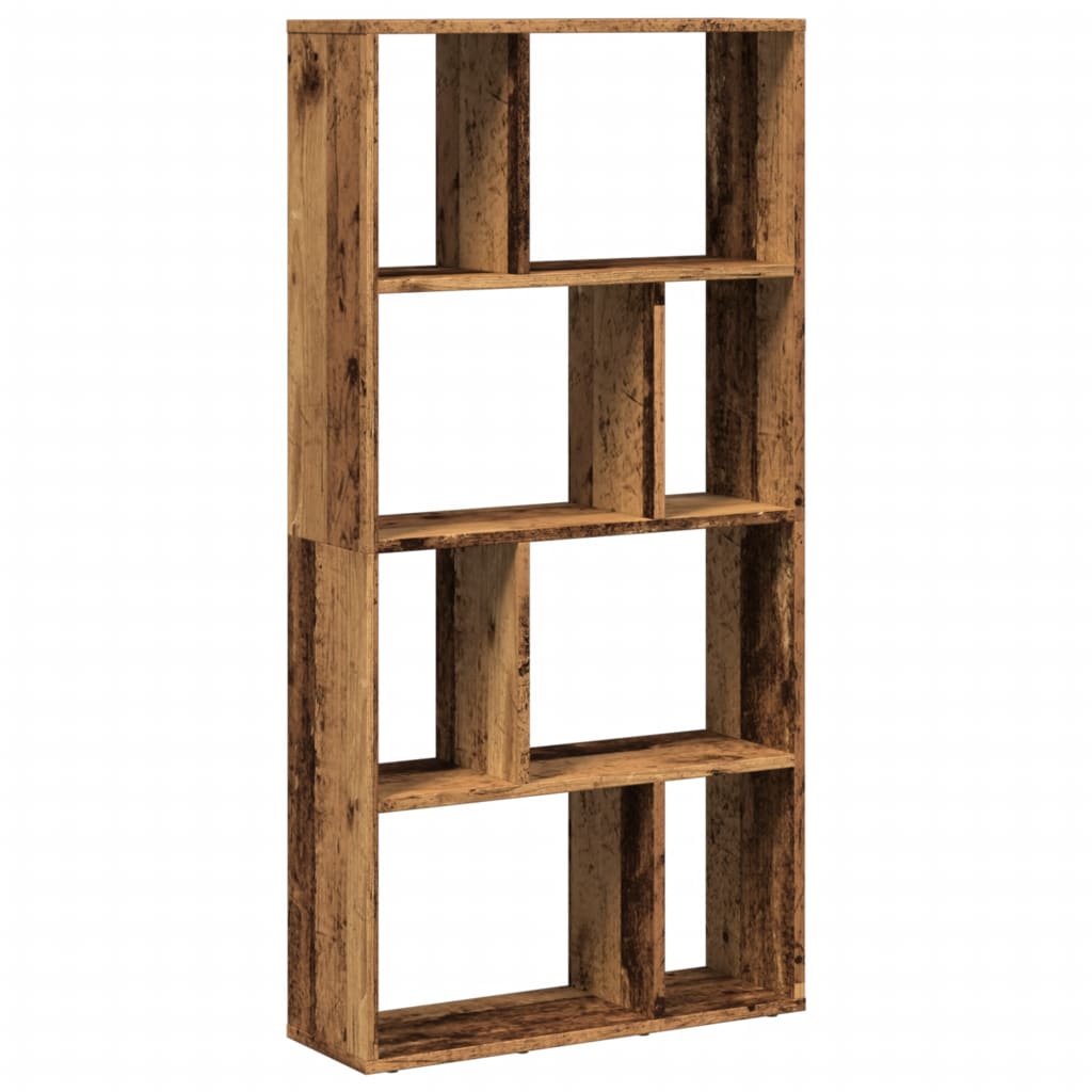 Bibliothèque vieux bois 60x20x120 cm bois d'ingénierie - XIOS