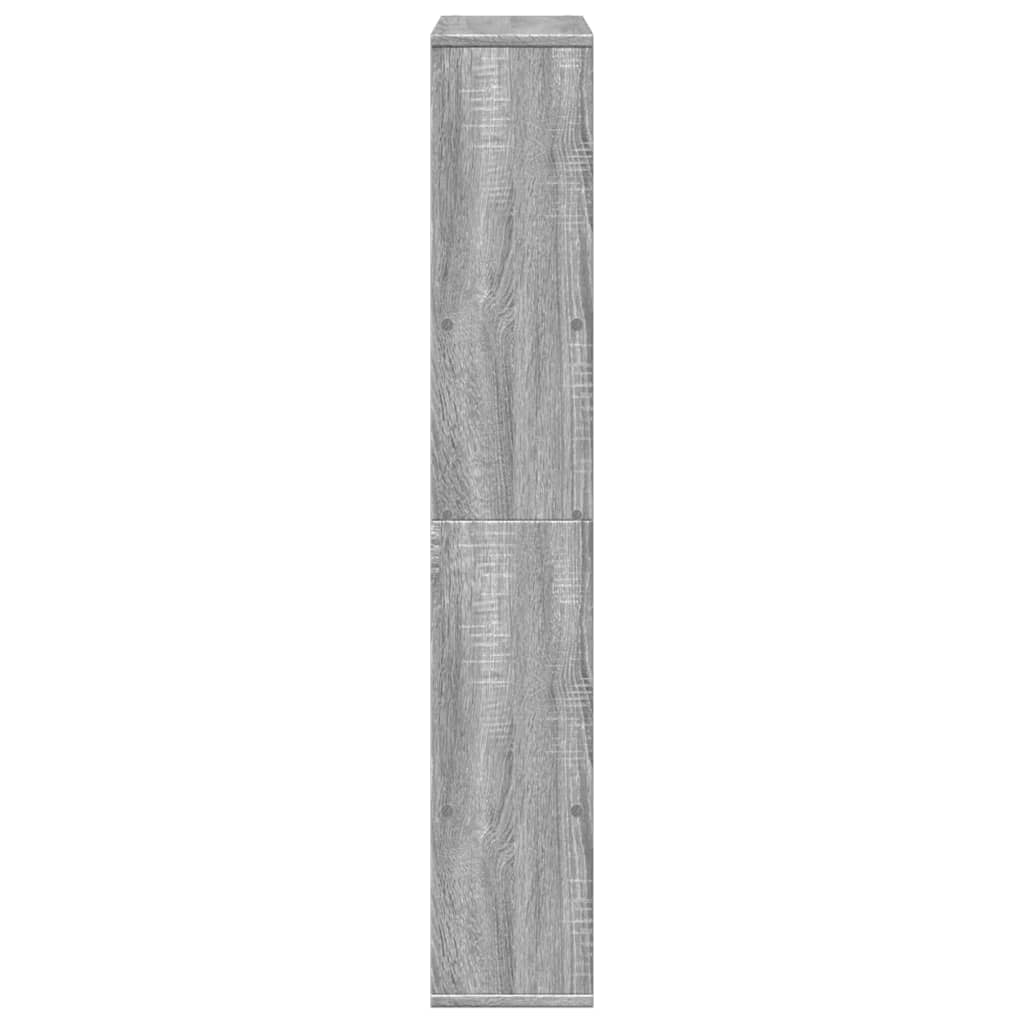 Bibliothèque sonoma gris 72x20x120 cm bois d'ingénierie - XIOS