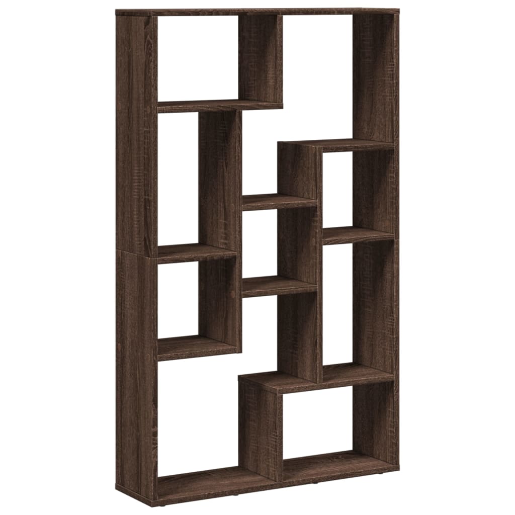 Bibliothèque chêne marron 72x20x120 cm bois d'ingénierie - XIOS