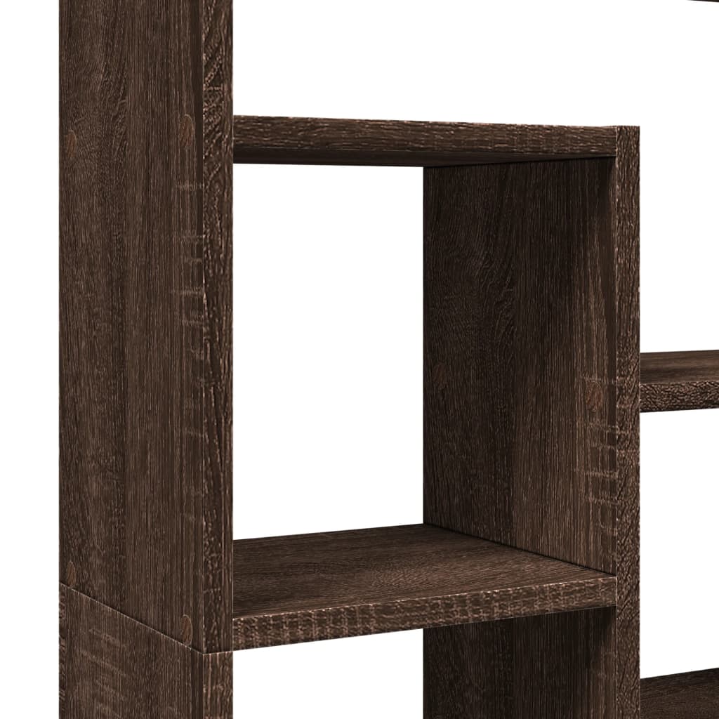 Bibliothèque chêne marron 72x20x120 cm bois d'ingénierie - XIOS
