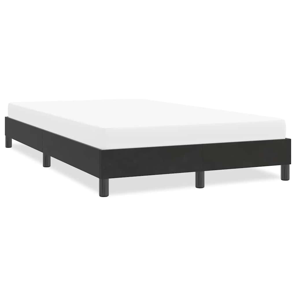 Cadre de lit sans matelas noir 120x220 cm velours - XIOS