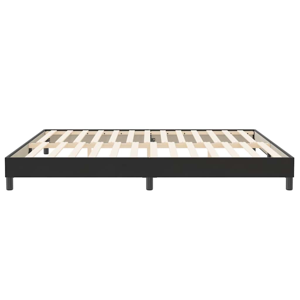Cadre de lit sans matelas noir 200x220 cm velours - XIOS