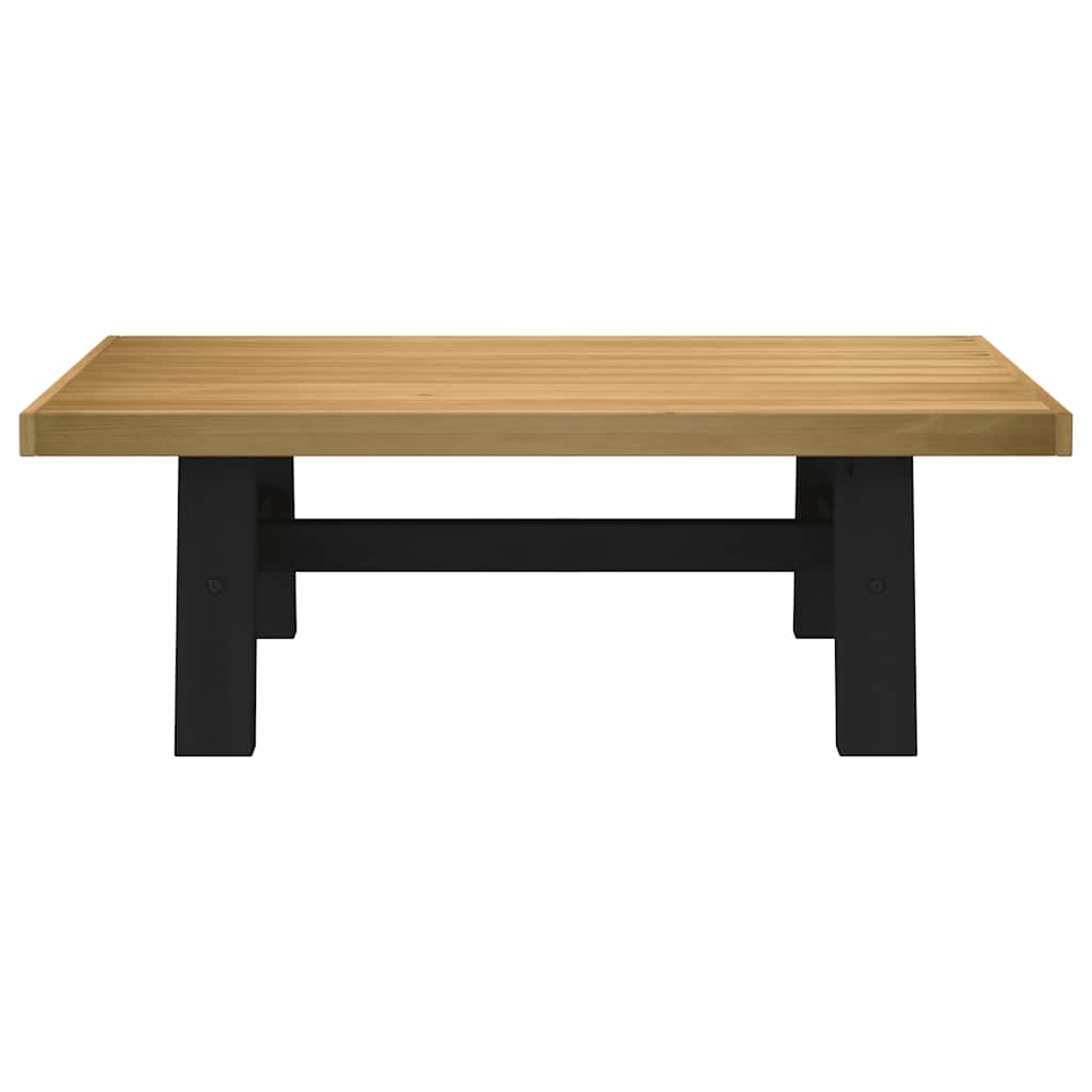 Table basse NOAIN pieds en forme de A 120x60x40 cm massif pin - XIOS