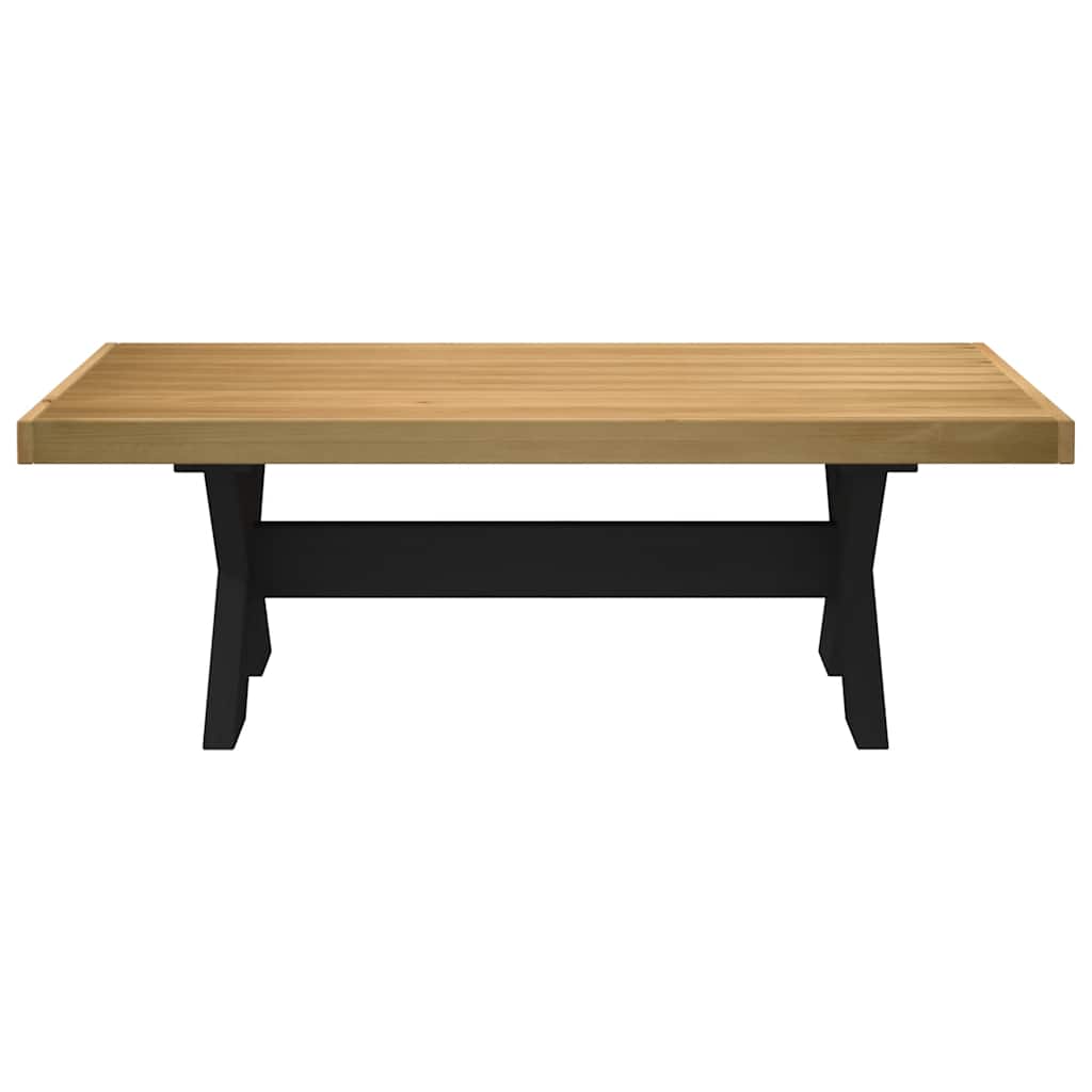 Table basse NOAIN pieds en forme de X 120x60x40 cm massif pin - XIOS