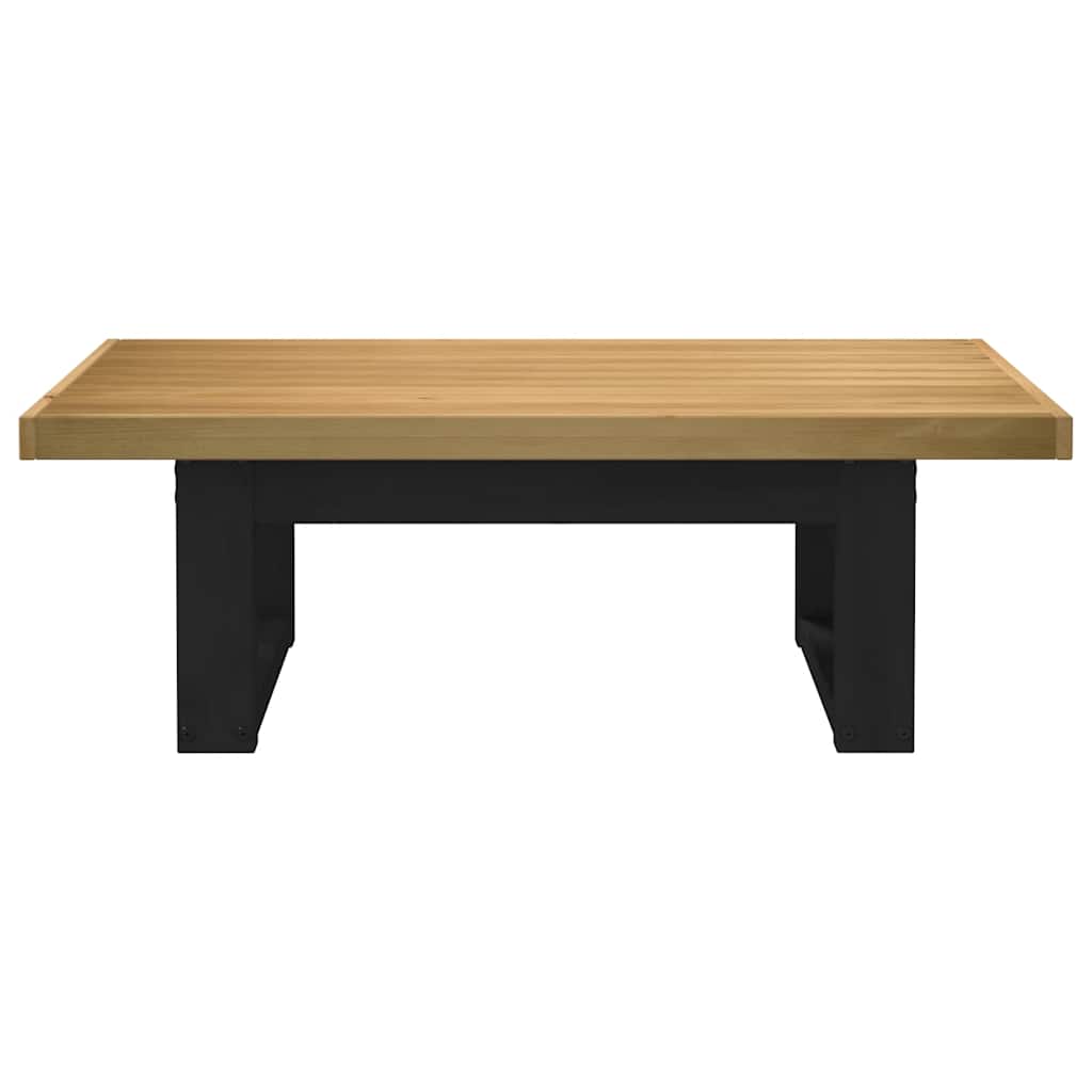 Table basse NOAIN pieds en forme de U 120x60x40 cm massif pin - XIOS