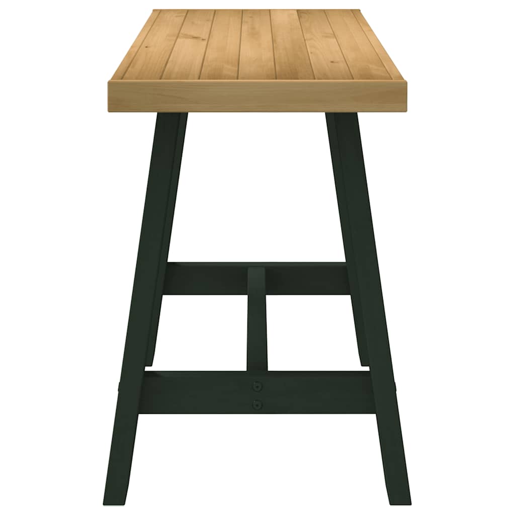 Bureau NOAIN pieds en forme de A 120x50x75 cm bois massif pin - XIOS