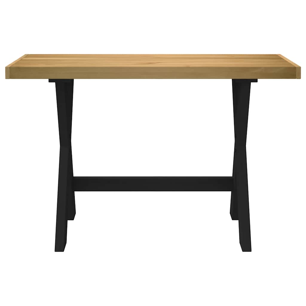 Bureau NOAIN pieds en forme de X 120x50x75 cm bois massif pin - XIOS