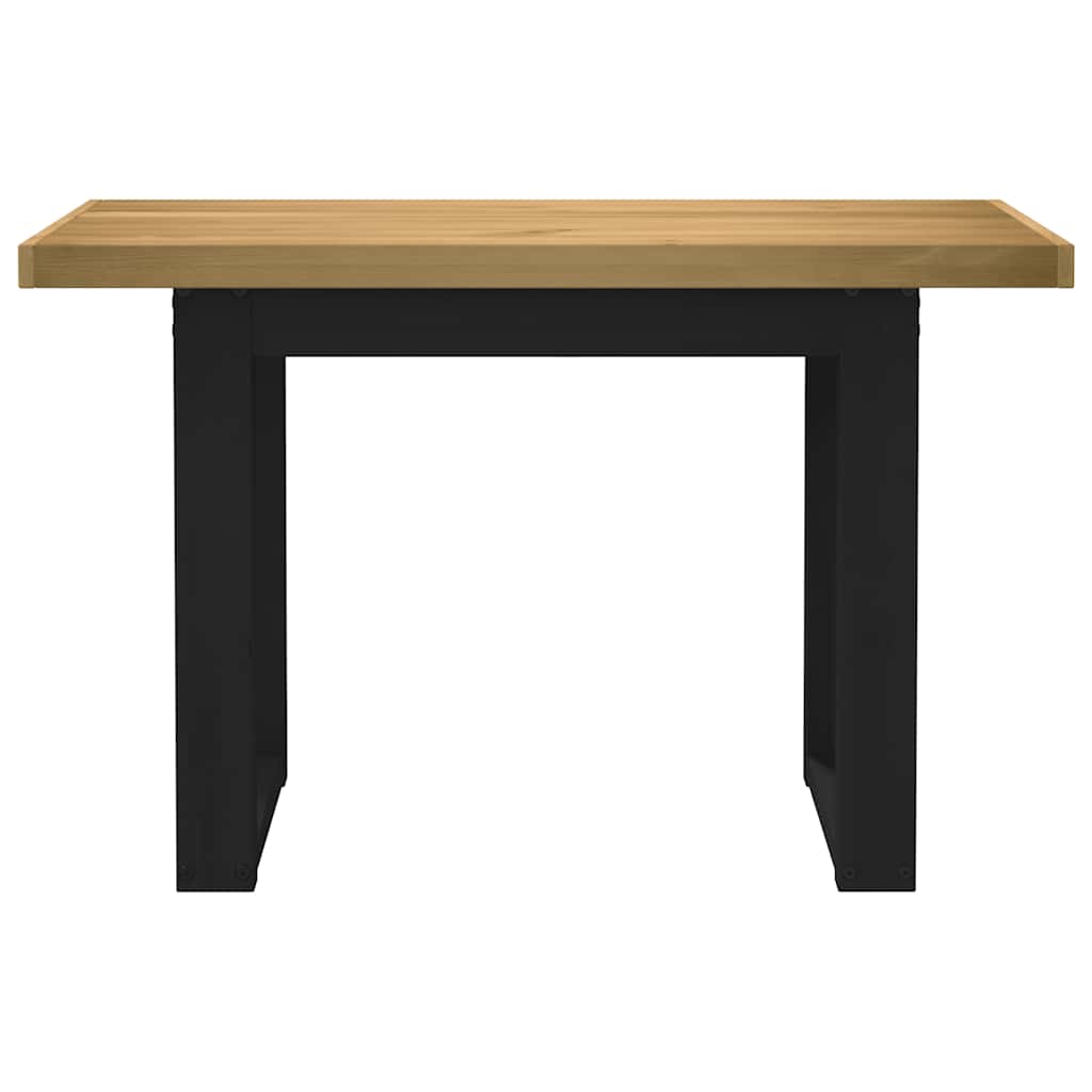 Bureau NOAIN pieds en forme de U 120x50x75 cm bois massif pin - XIOS