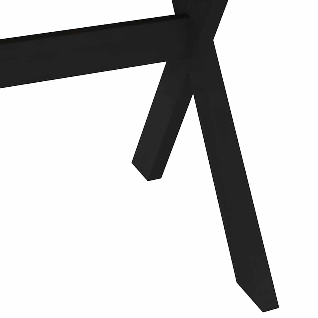 Table à manger NOAIN pieds en forme de X 160x90x75cm massif pin - XIOS