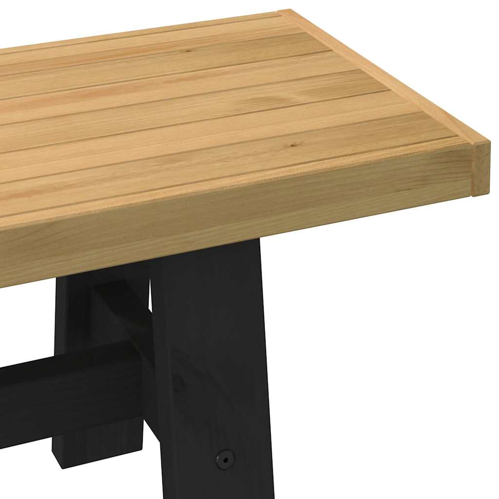 Banc à manger NOAIN pieds en forme de A 180x40x45 cm massif pin - XIOS