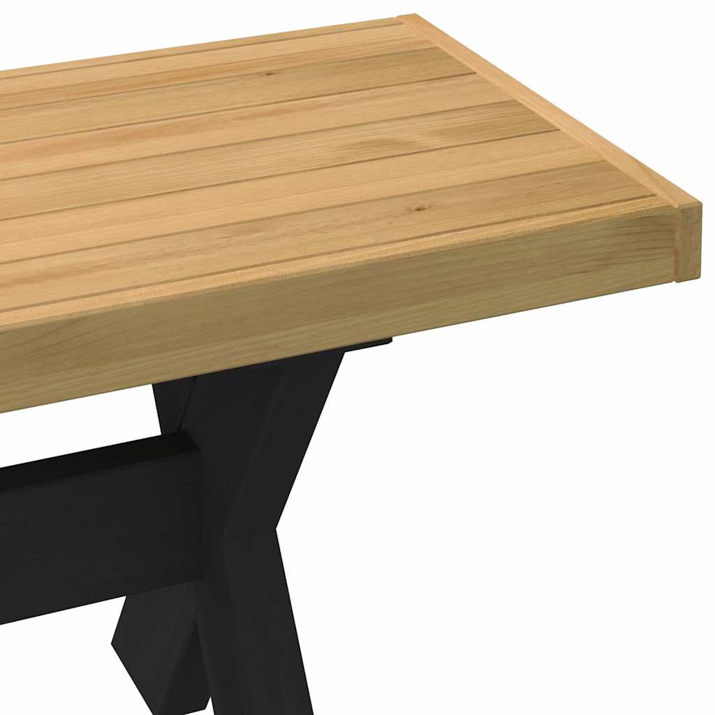 Banc à manger NOAIN pieds en forme de X 180x40x45 cm massif pin - XIOS