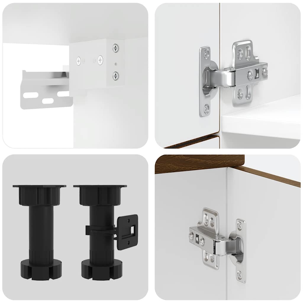 Ensemble d'armoires de cuisine 7 pcs Kalmar bois d'ingénierie Meubles de cuisine vidaXL