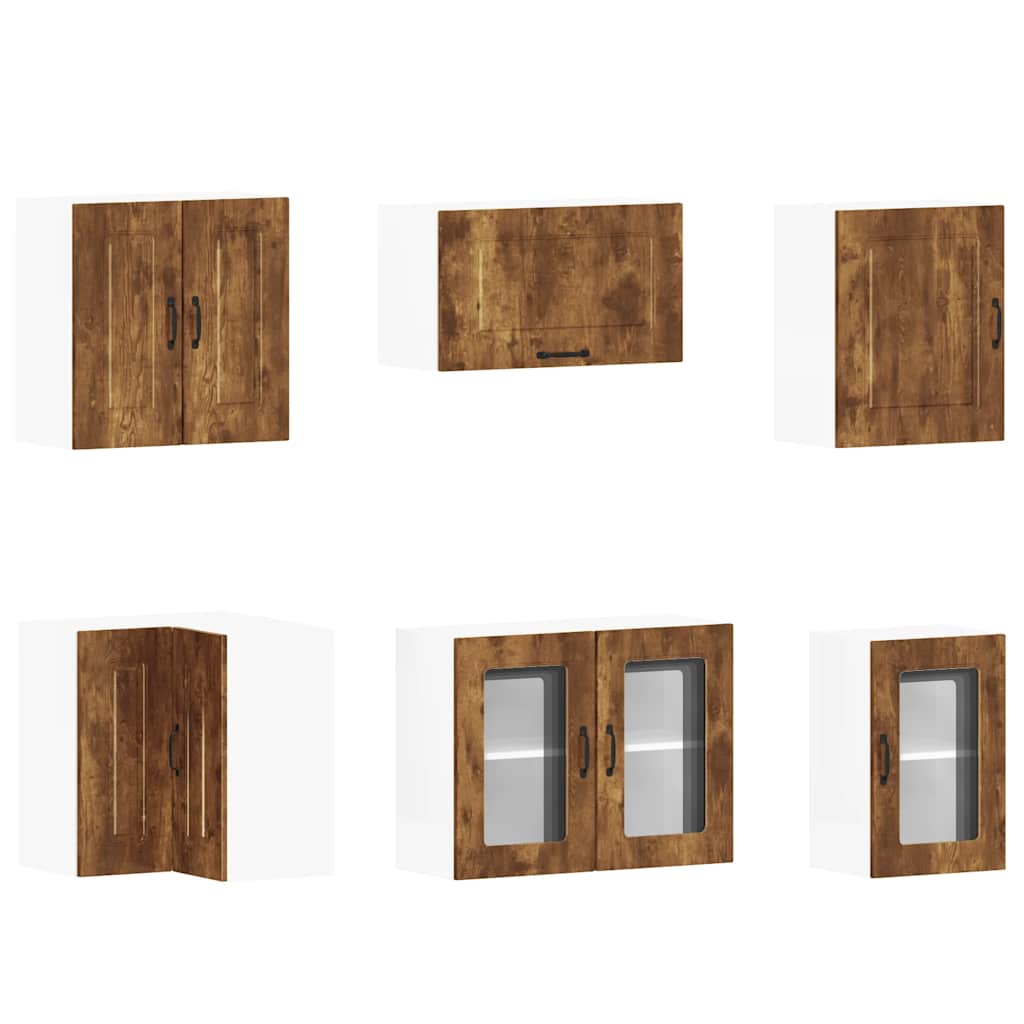 Ensemble d'armoires de cuisine 11 pcs Kalmar bois d'ingénierie Meubles de cuisine vidaXL