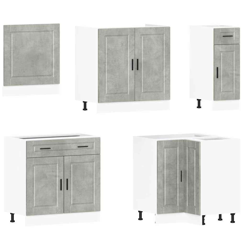 Ensemble d'armoires de cuisine 11 pcs Porto bois d'ingénierie Meubles de cuisine vidaXL