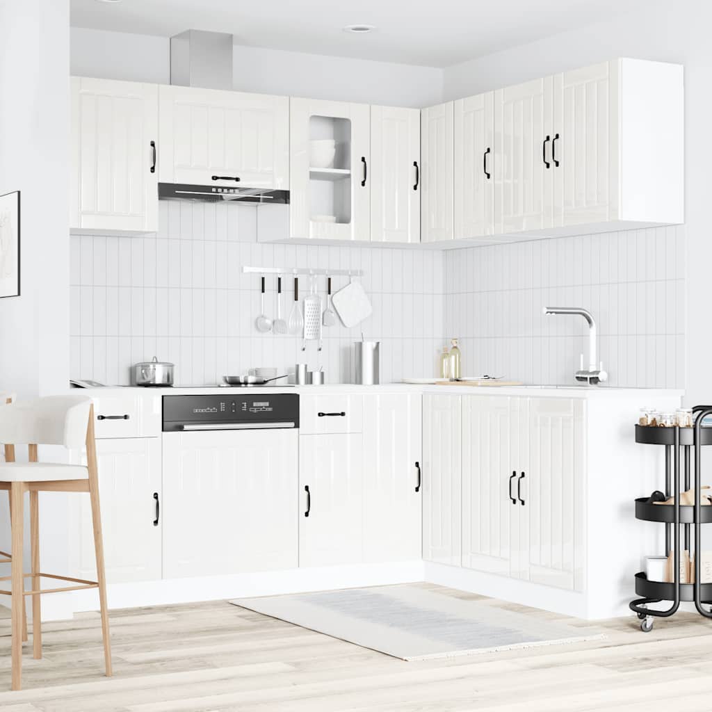 Ensemble d'armoires de cuisine 11 pcs Lucca bois d'ingénierie Meubles de cuisine vidaXL