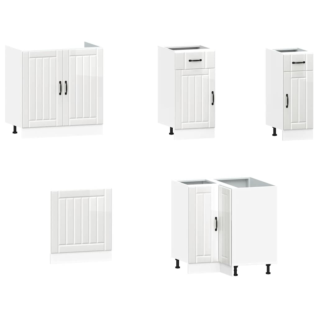Ensemble d'armoires de cuisine 11 pcs Lucca bois d'ingénierie Meubles de cuisine vidaXL