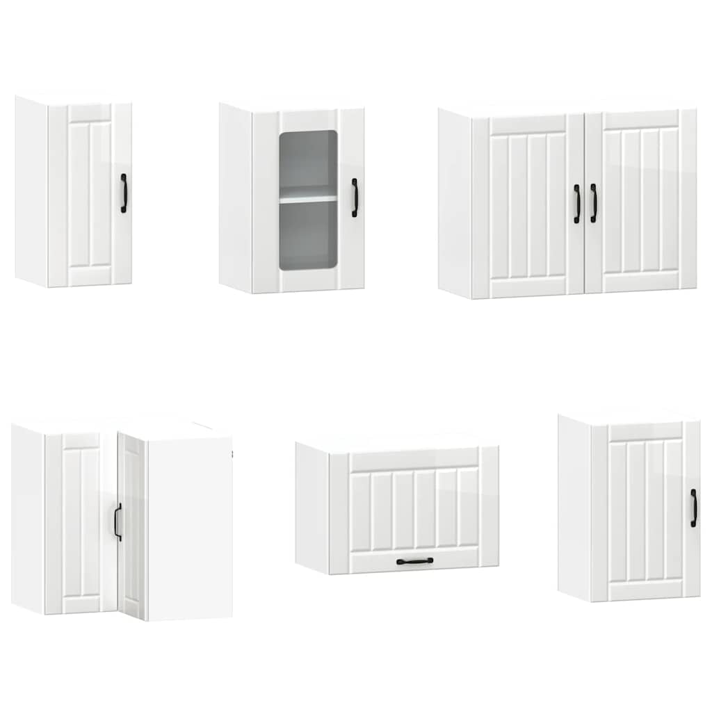 Ensemble d'armoires de cuisine 11 pcs Lucca bois d'ingénierie Meubles de cuisine vidaXL