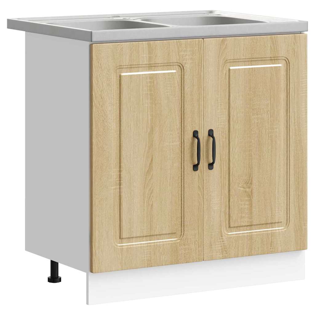 Armoire de cuisine Kalmar Chêne Sonoma 80 x 46 x 81,5 cm - XIOS