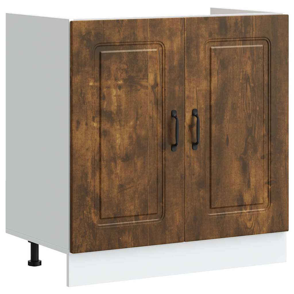 Armoire de cuisine Kalmar Chêne fumé 80 x 46 x 81,5 cm - XIOS