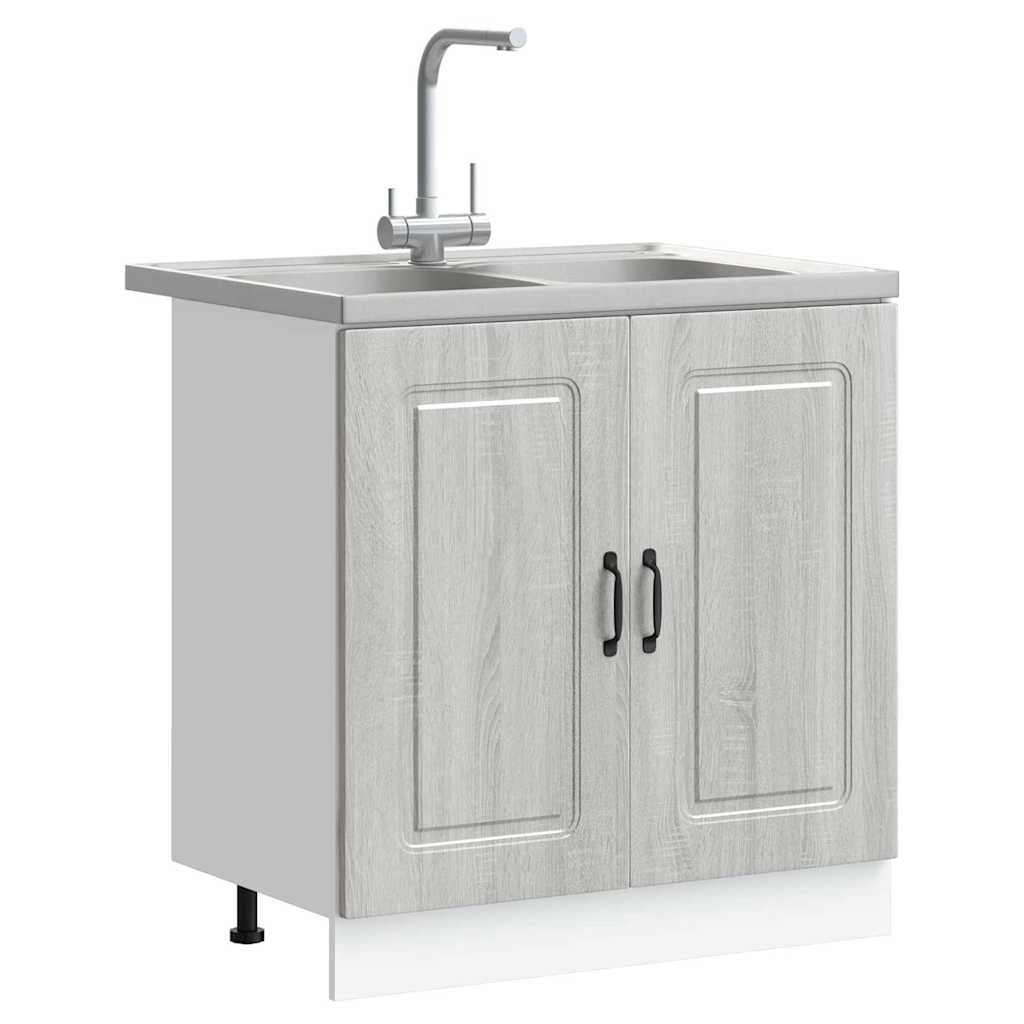 Armoire de cuisine Kalmar Gris Sonoma 80 x 46 x 81,5 cm - XIOS