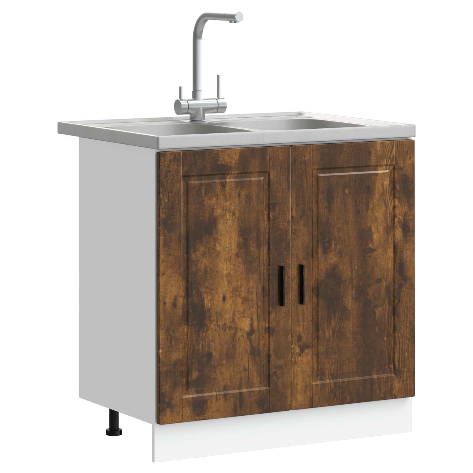 Meuble sous évier Porto 2 pc Marron 80 x 46 x 81,5 cm - XIOS