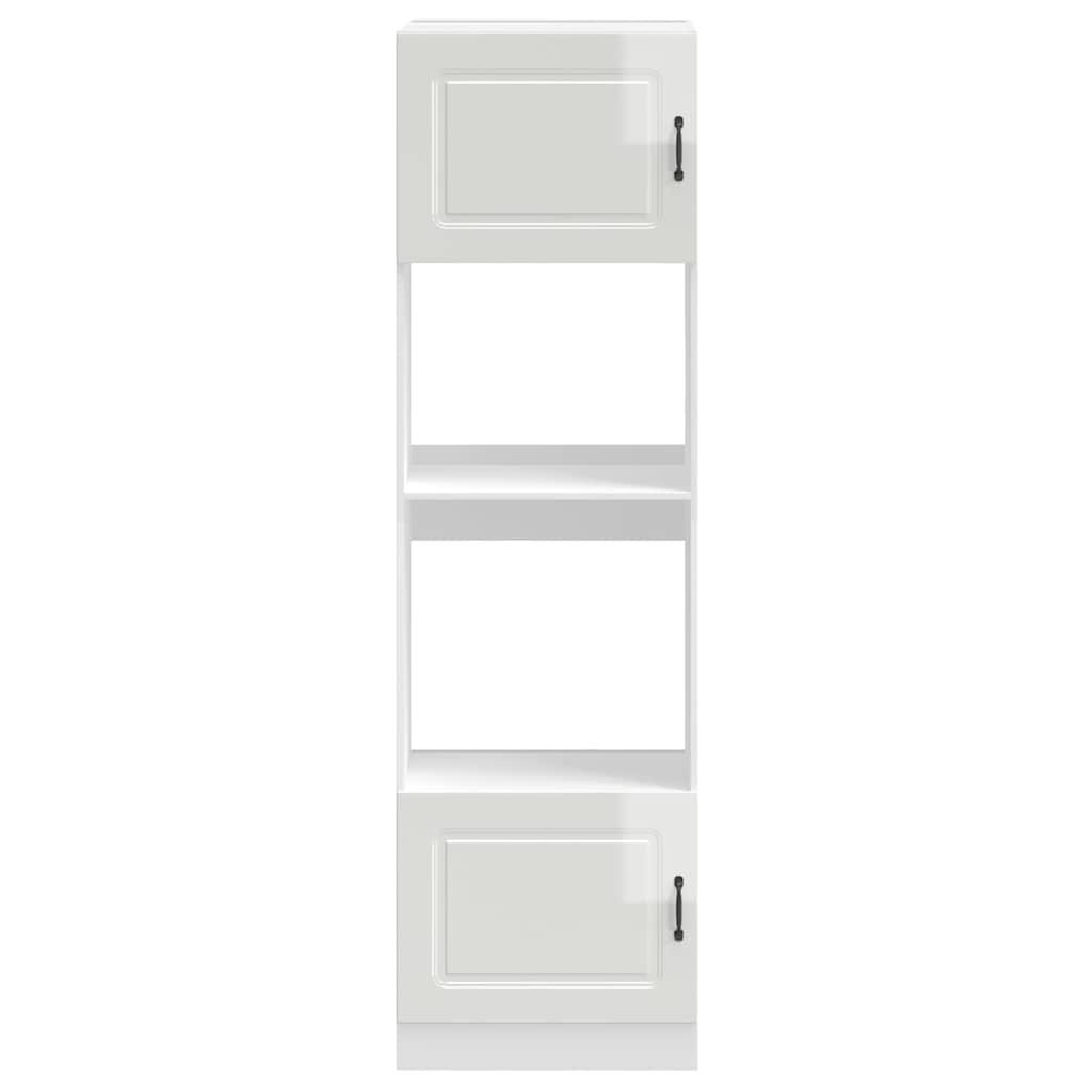 Armoires de four 2 pièces "Kalmar" Bois d'ingénierie blanc brillant - XIOS