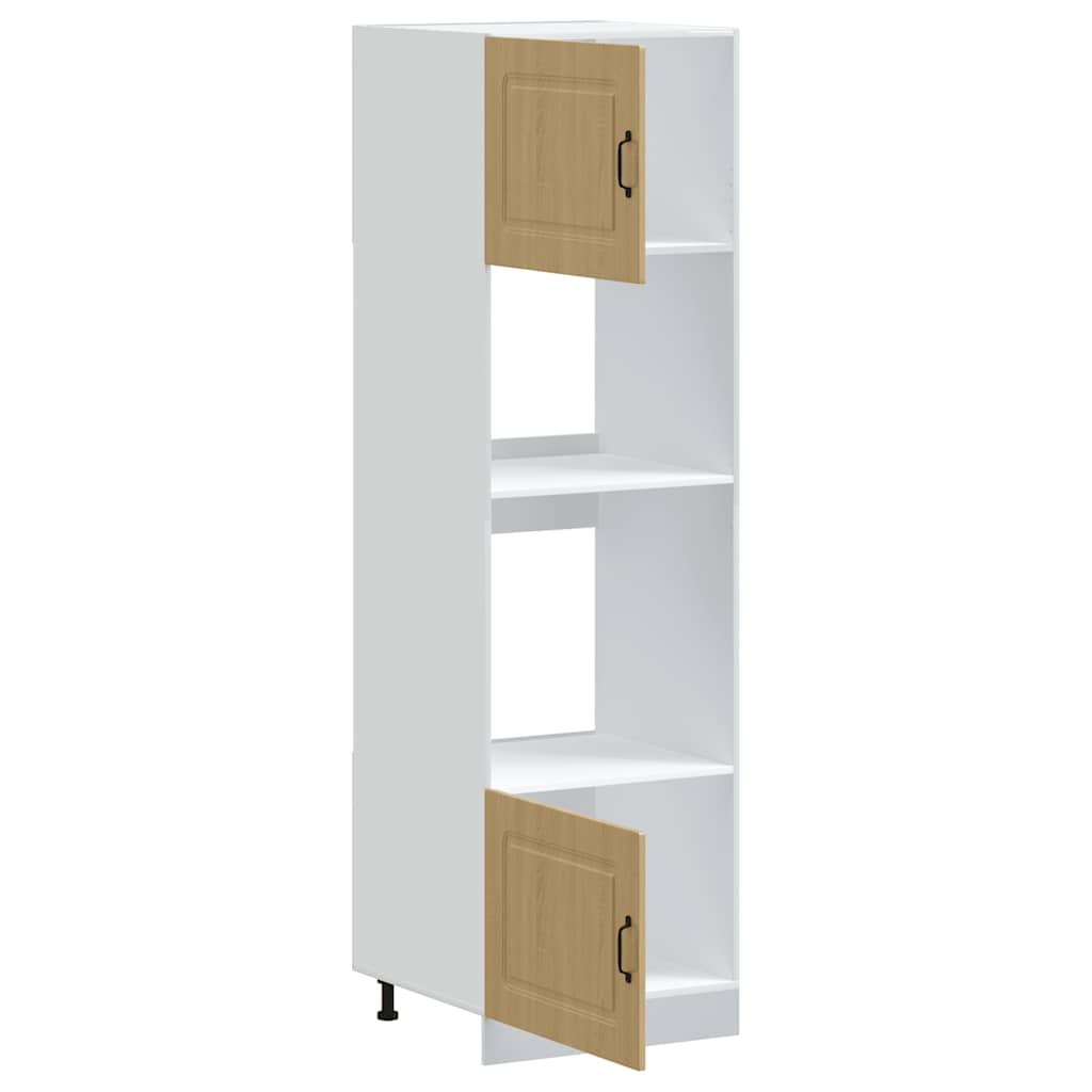 Armoires de four 2 pièces "Kalmar" en bois d'ingénierie chêne Sonoma - XIOS