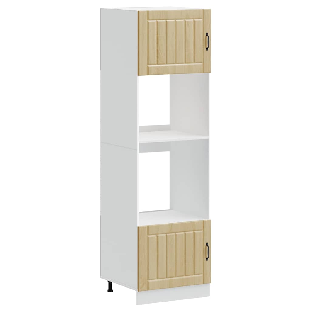 Armoires de four 2 pcs Kalmar chêne sonoma bois d'ingénierie Meubles de cuisine vidaXL