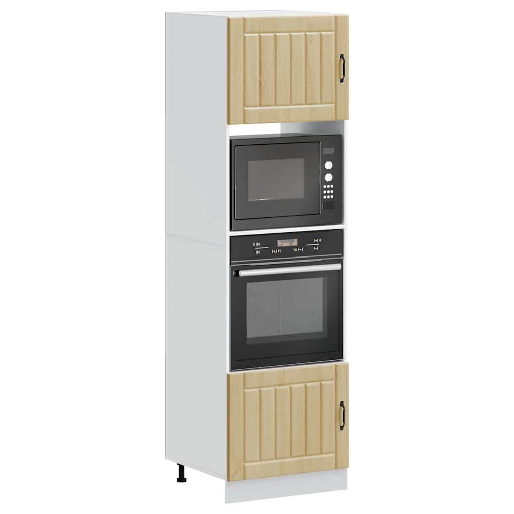 Armoires de four 2 pcs Kalmar chêne sonoma bois d'ingénierie Meubles de cuisine vidaXL