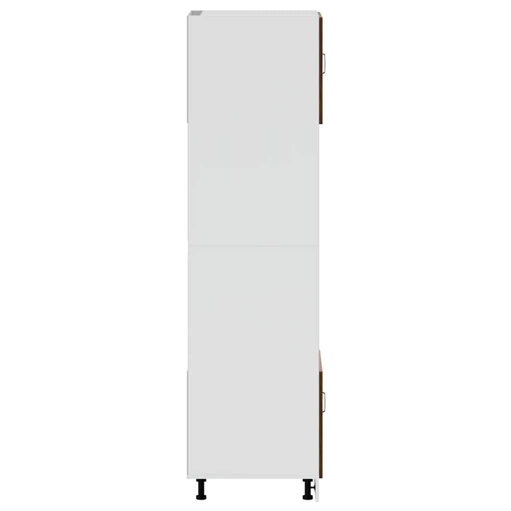 Armoires de four 2 pcs Kalmar chêne marron bois d'ingénierie Meubles de cuisine vidaXL