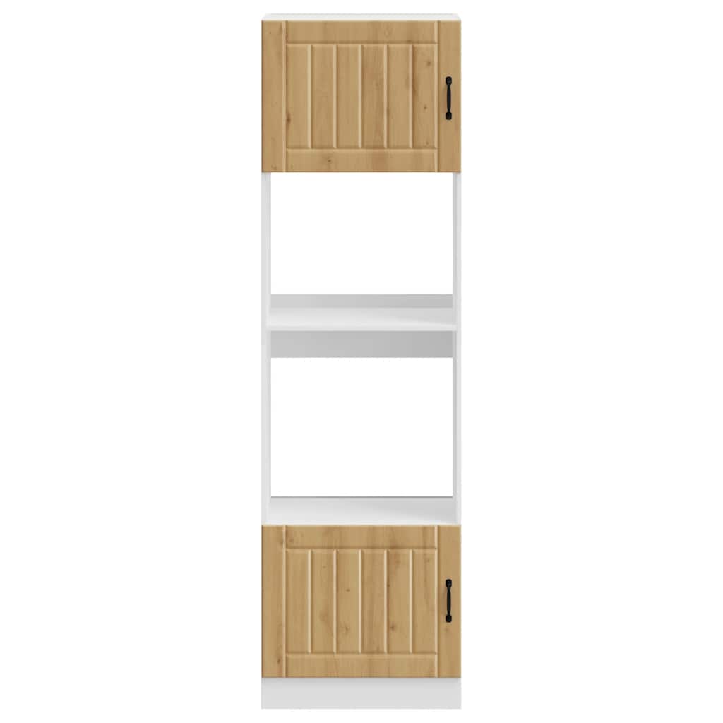 Armoires de four 2 pièces "Lucca" Chêne artisanal Bois d'ingénierie - XIOS