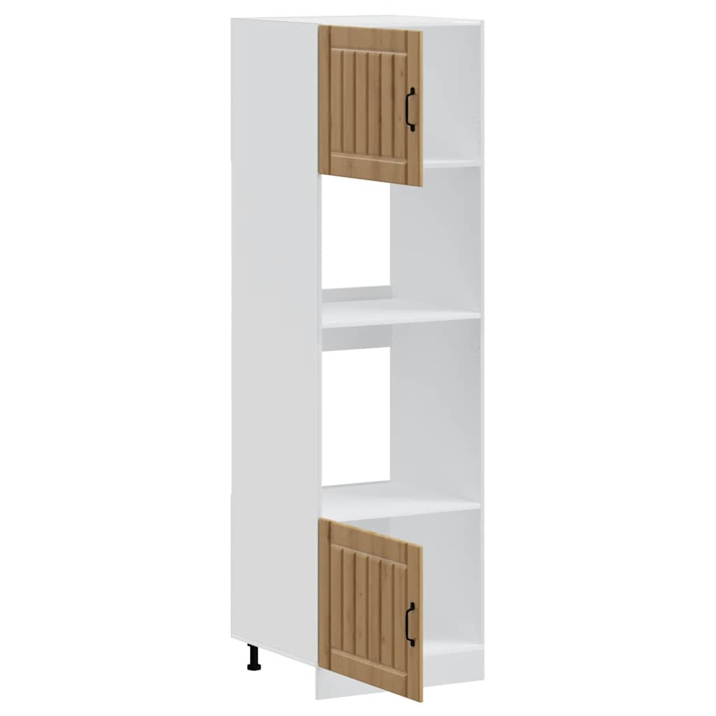 Armoires de four 2 pièces "Lucca" Chêne artisanal Bois d'ingénierie - XIOS